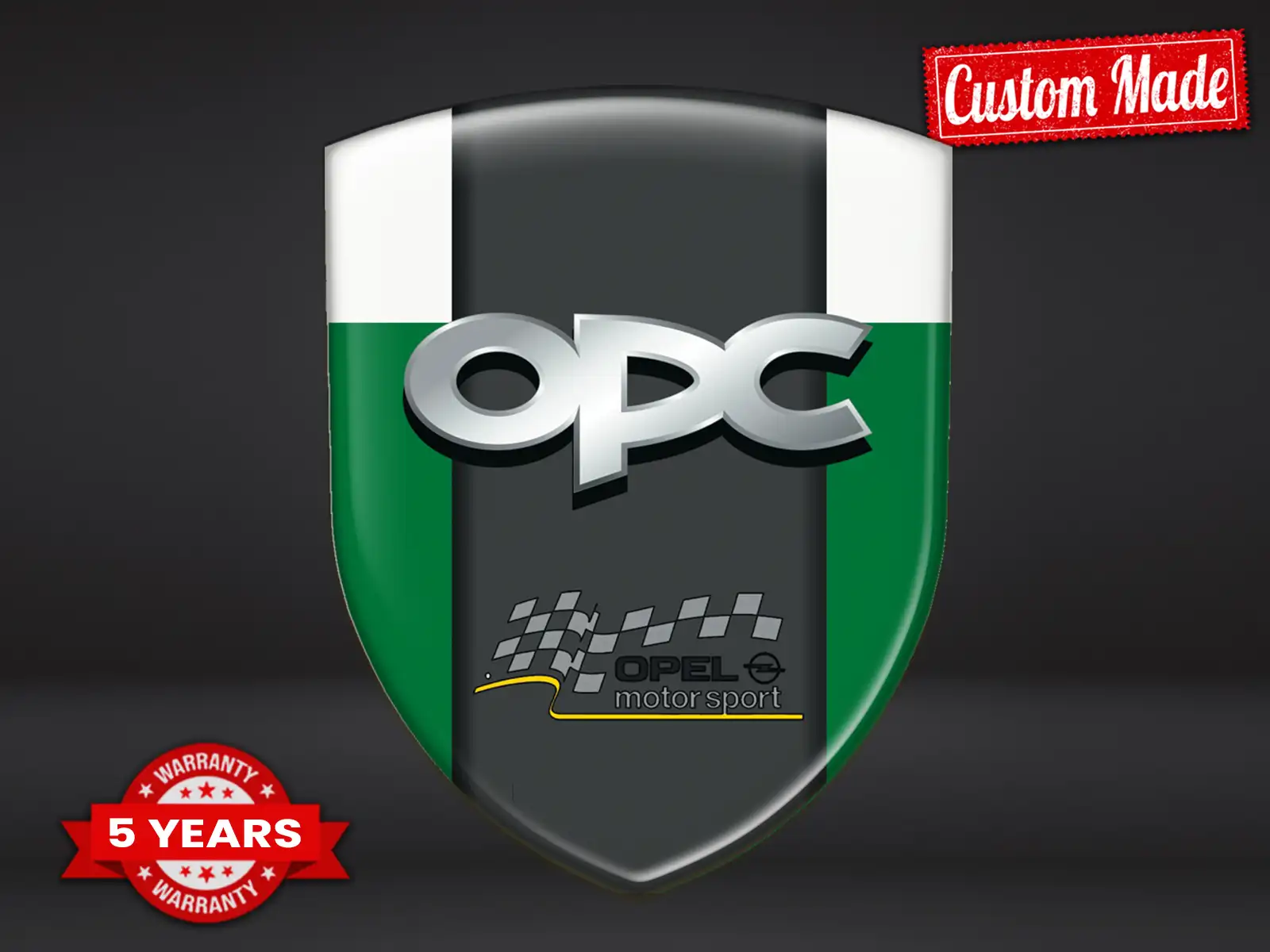 OPC Pegatinas Parachoques Autos Deporte Estrella Moderna
